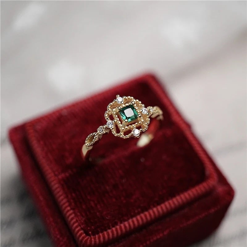 18k gold plated ring