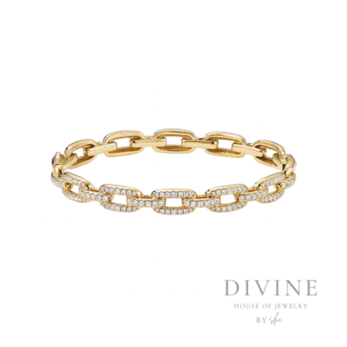 gold plated chain bracelet