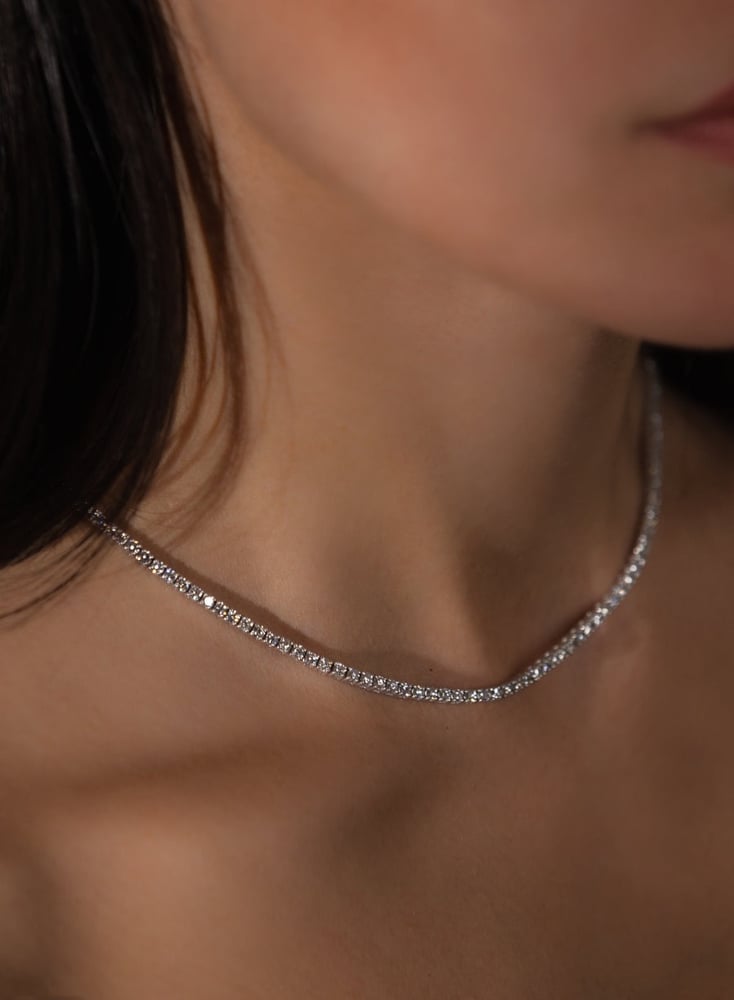 Tennis 2mm silver 925 necklace