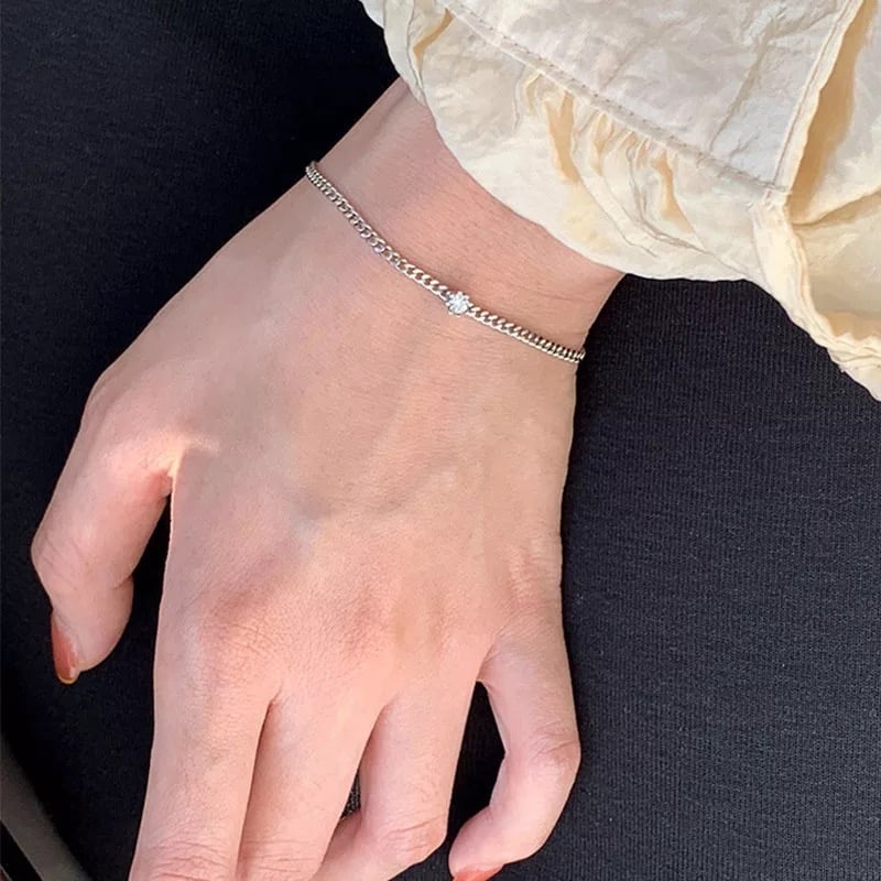 silver925 chain bracelet