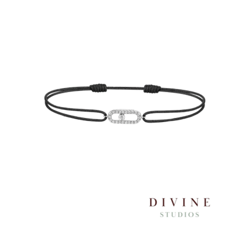 MOVE UNO BLACK CORD BRACELET