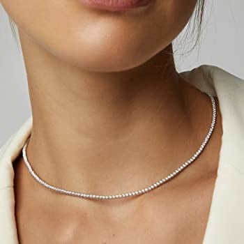 Tennis 2mm silver 925 necklace