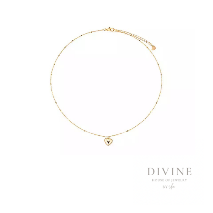 heart silver 925 necklace