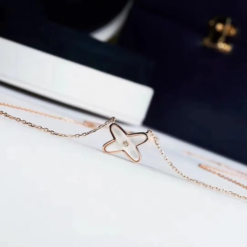 Jo De Lien series rose gold silver 925 necklace