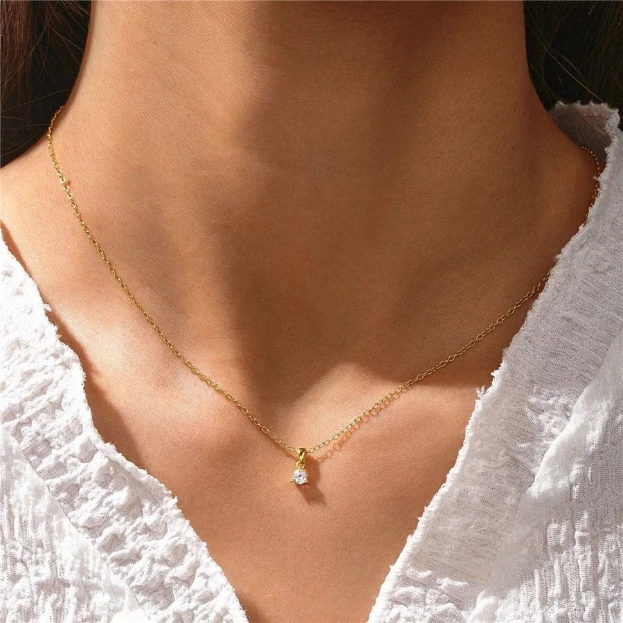 oval stone silver 925 simple set