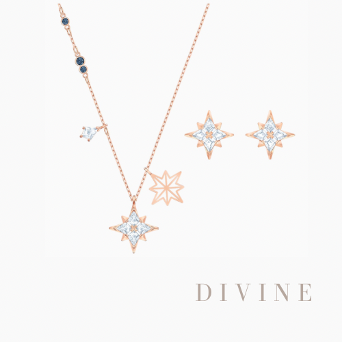 star set hypoallergenic rhodium plate