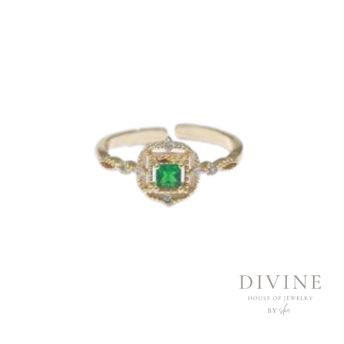 18k gold plated ring