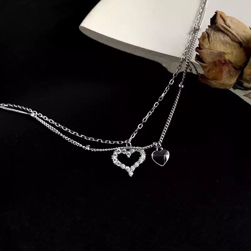 heart silver 925 bracelet