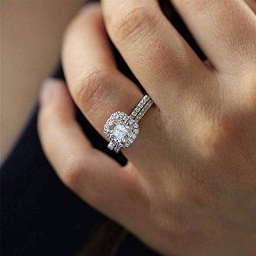 mini zircon stone silver 925 rings