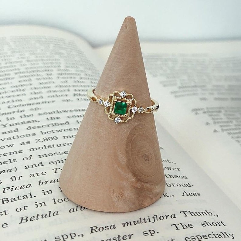 18k gold plated ring