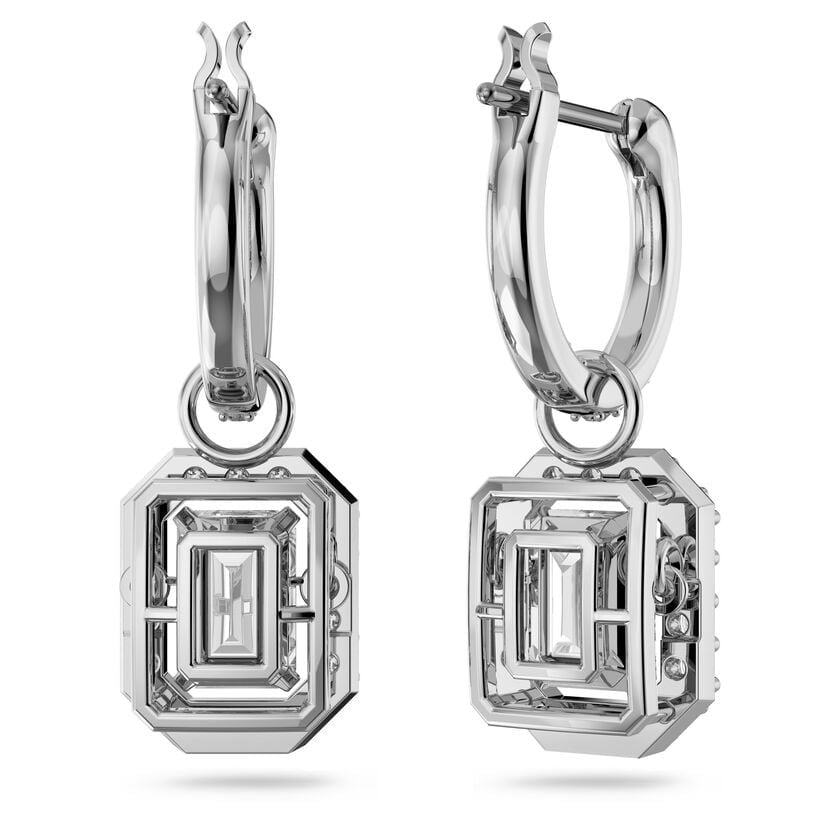 Dancing clear stone necklace & earrings set