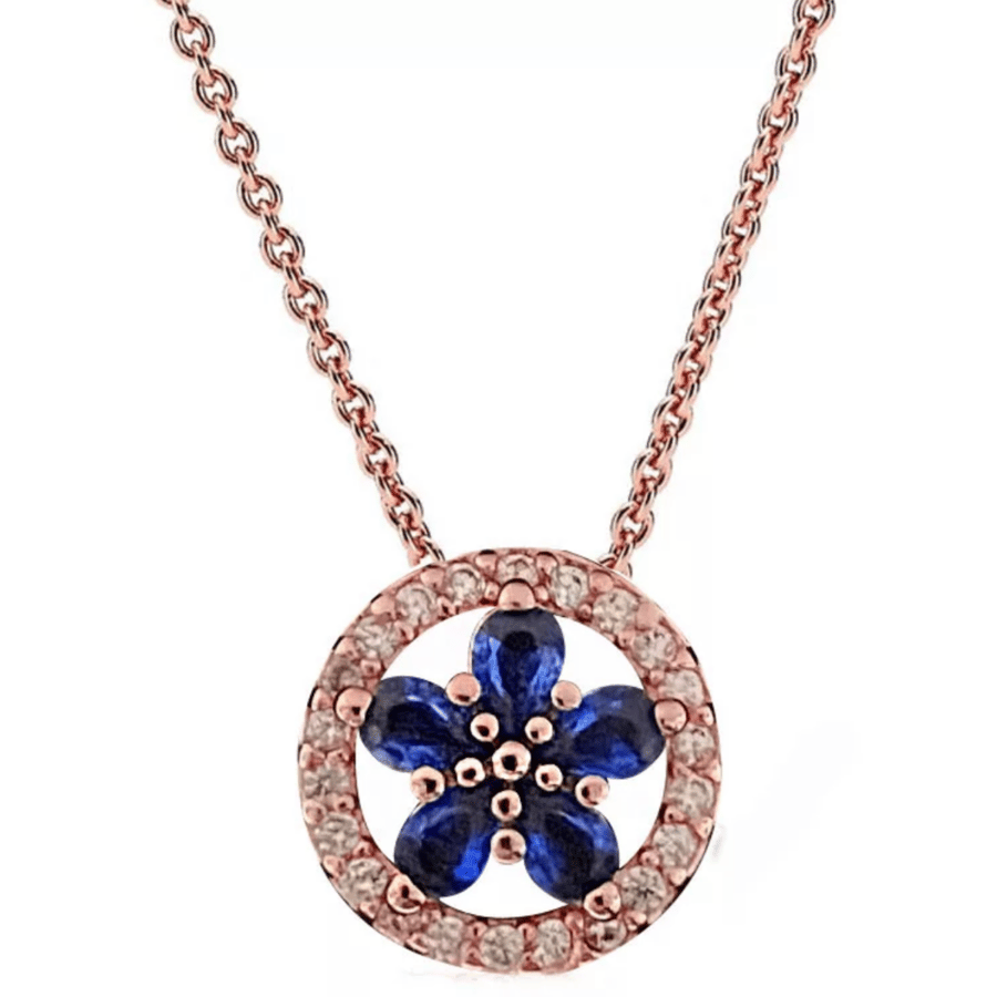 Sparkling 925 snowflake necklace