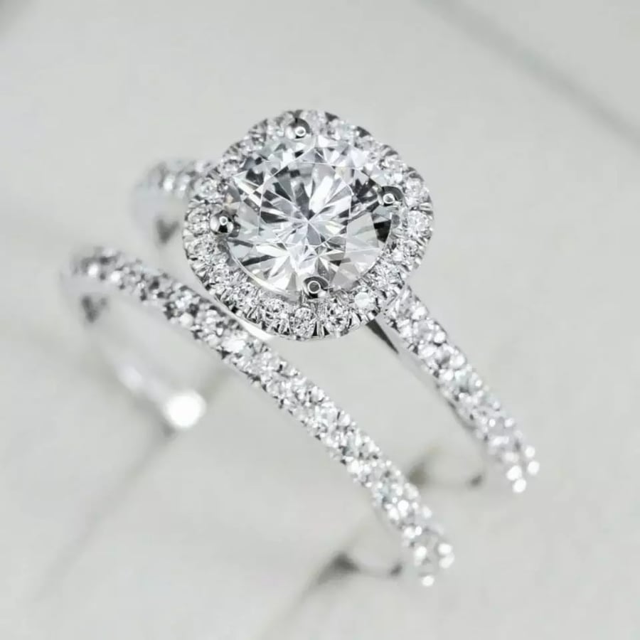 mini zircon stone silver 925 rings