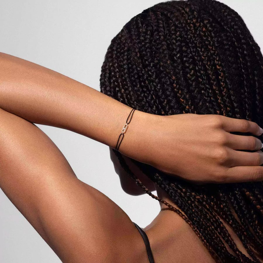 MOVE UNO BLACK CORD BRACELET