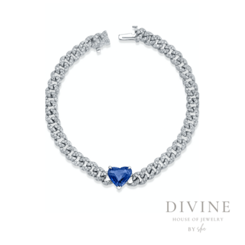 heart silver bracelet
