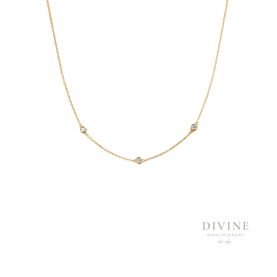 18k plated golden  necklace