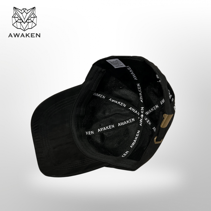 Tag Suede Hat - Black