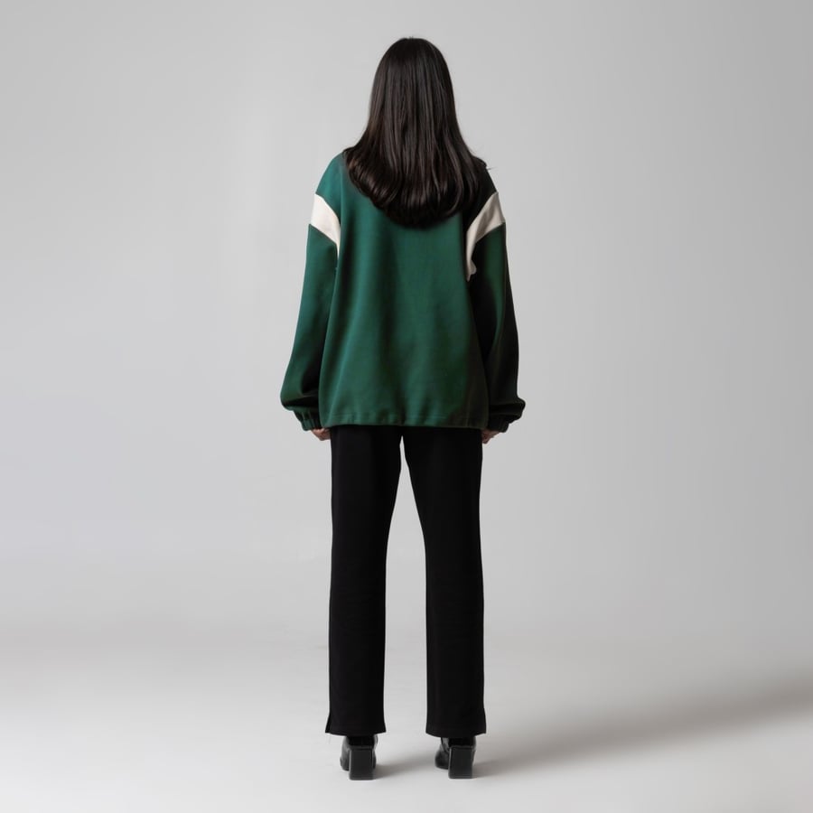 AWAKEN JACKET - GREEN & CREAM