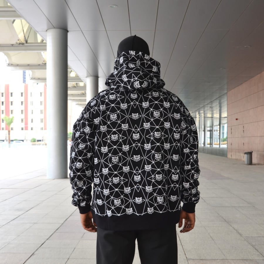 ALL OVER LOGO HOODIE