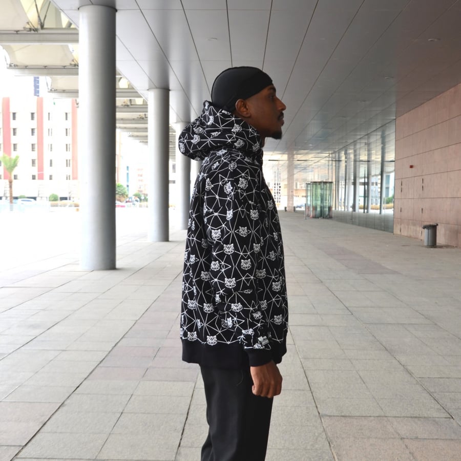 ALL OVER LOGO HOODIE