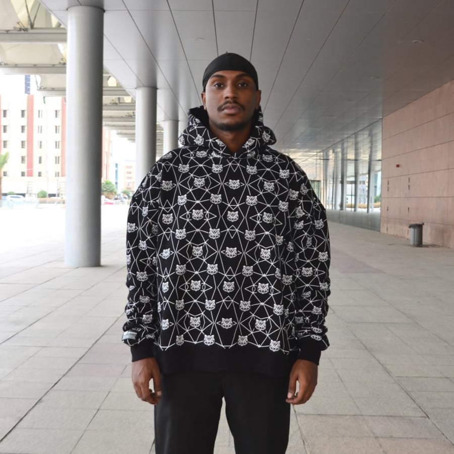 ALL OVER LOGO HOODIE