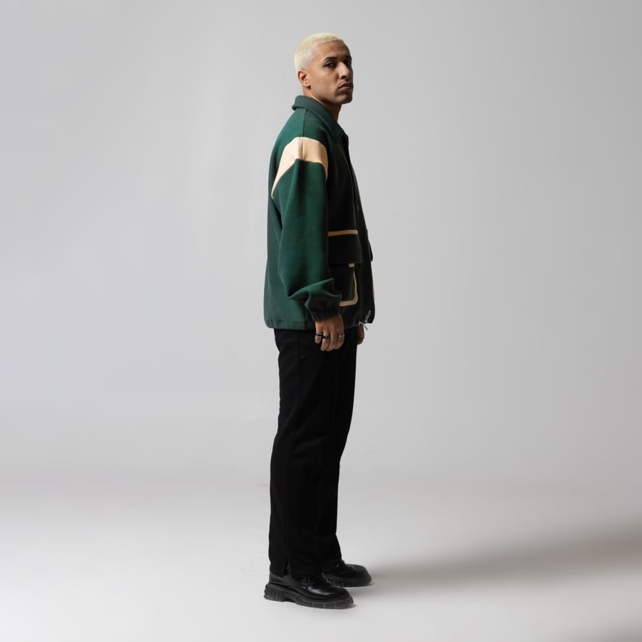 AWAKEN JACKET - GREEN & CREAM