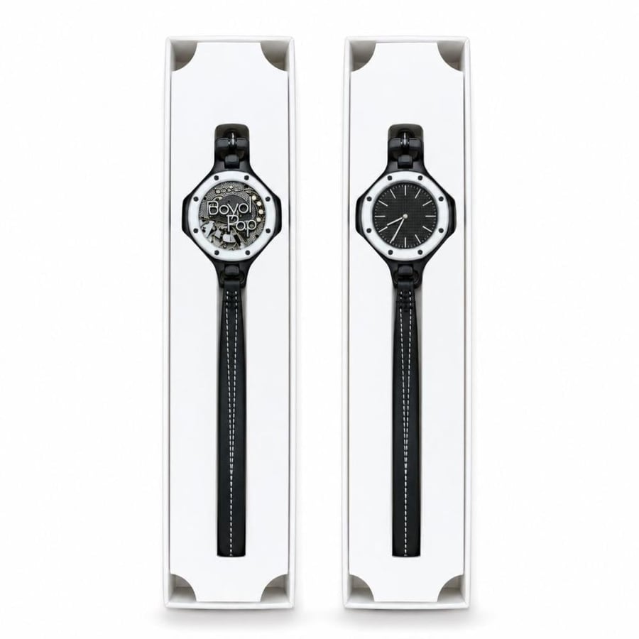 طقم 3 حبة ميدالية وساعة الهبة ( بتصميم سواتش X أدمر بيجيه )