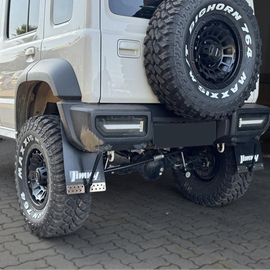 Jimny logo mudguards