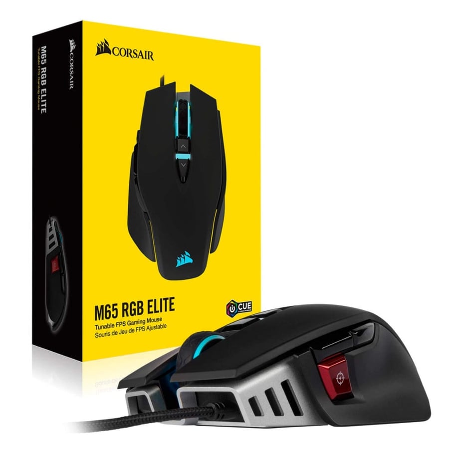 ماوس كروسير M65 RGB ELITE - أداء احترافي ودقة 18,000 DPI لعشاق الألعاب