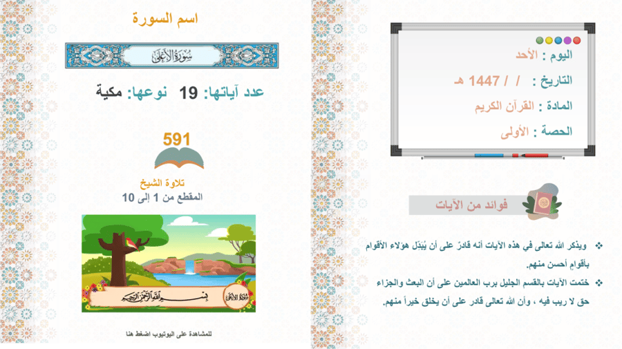 سورة الأعلى كاملة