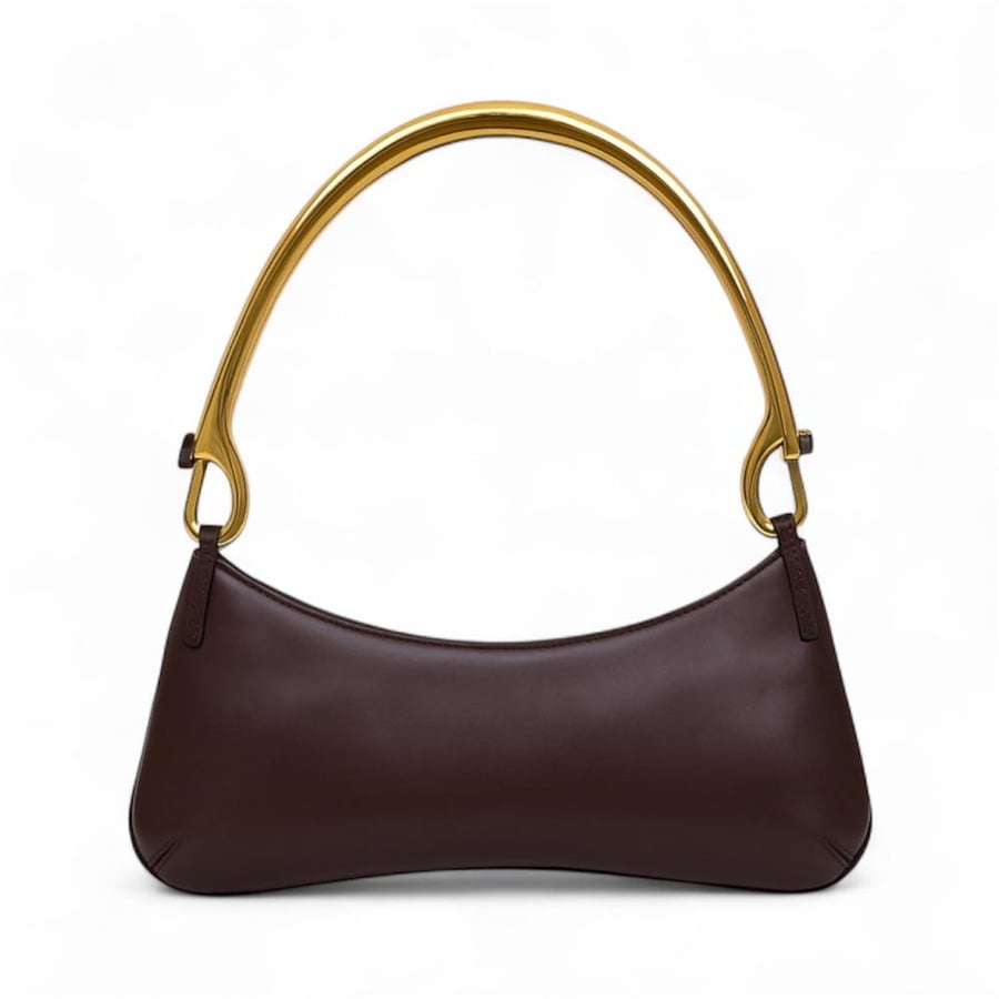 Brown gold bag