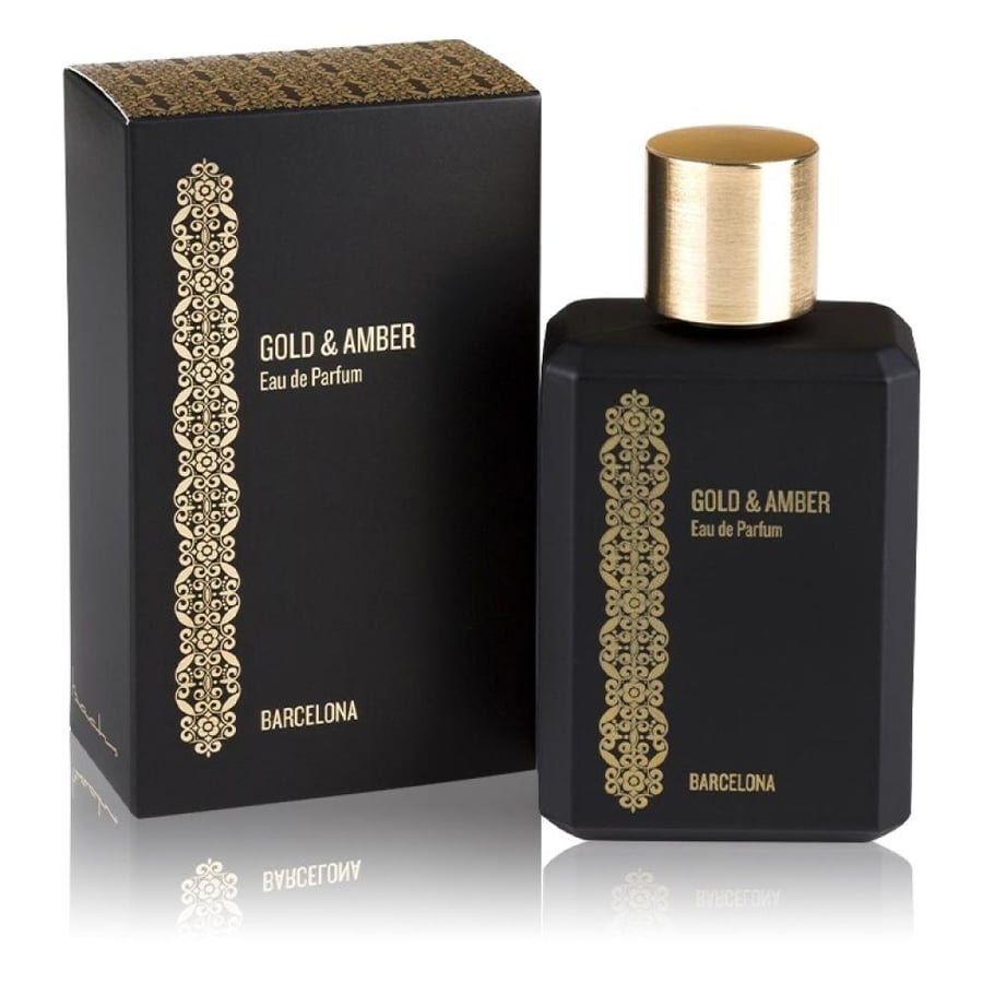 عطر باش برشلونة جولد آند آمبر أو دو بيرفيوم 100 مل
