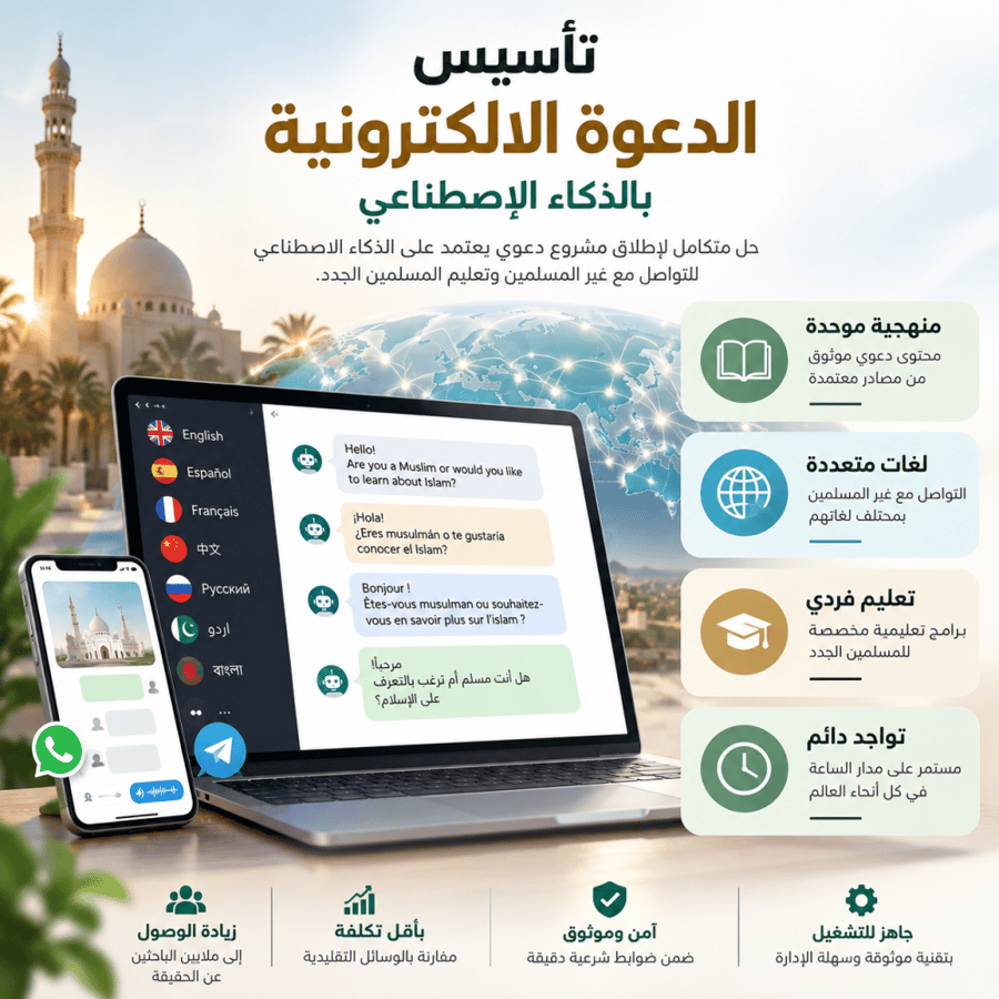 تأسيس الدعوة والتعليم بالذكاء الاصطناعي