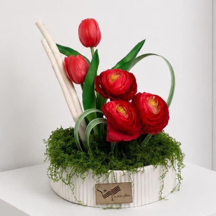 Spectrum lines vase