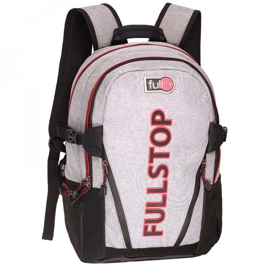 شنطة ظهر 18 انش رمادي - فل ستوب Fullstop Backpack