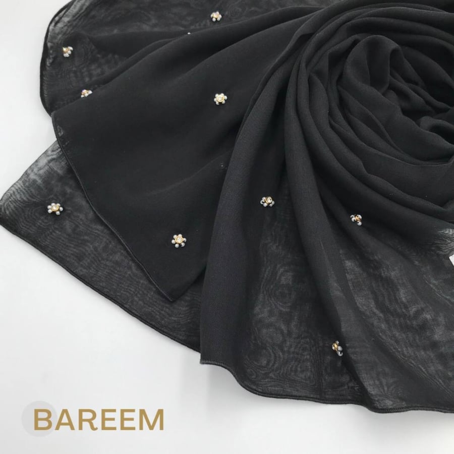 طرحة لولو روز لون أسود / B6
