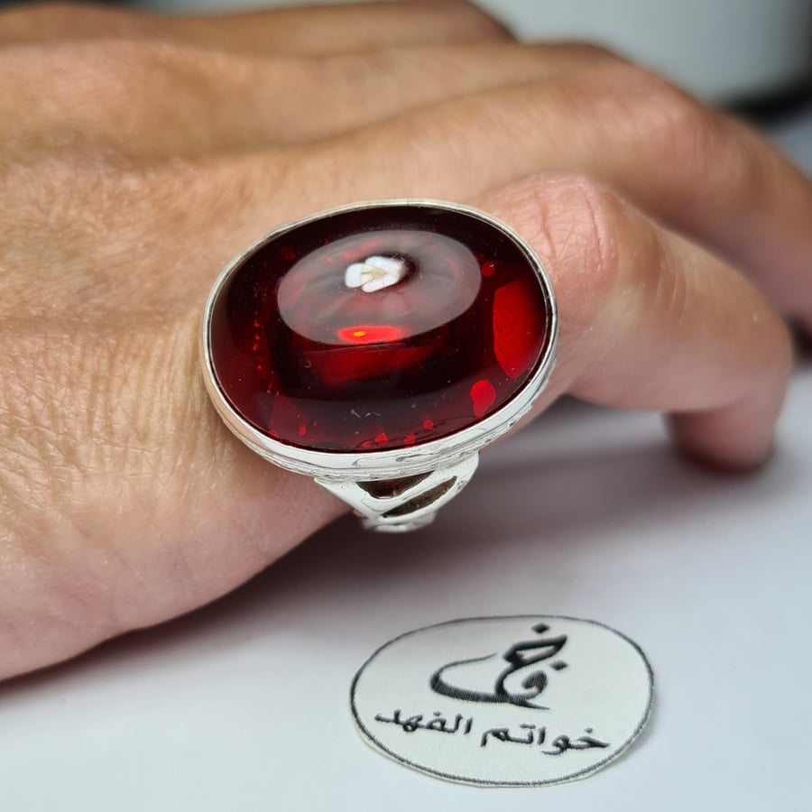 خاتم عجيب خاتم فضه خواتم زئبق قطرة تتحرك