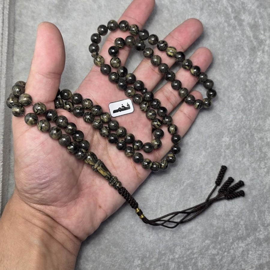 مسباح 99 خرزه ٩٩ خرز تسبيح بكلايت بلجيكي عكروكي سبح اكسسوارات نون هدية