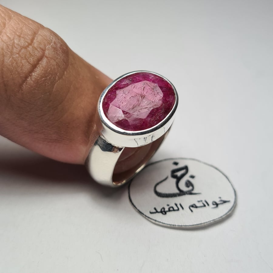 خاتم ياقوت خواتم عقيق فيروز ياقوت مجوهرات اكسسوارات حراج هدية ck
