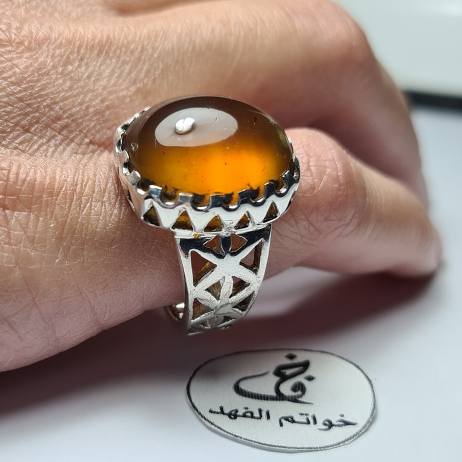 خاتم فضه خواتم عقيق سليماني فيروز ياقوت مجوهرات اكسسوارات حراج هدية ck