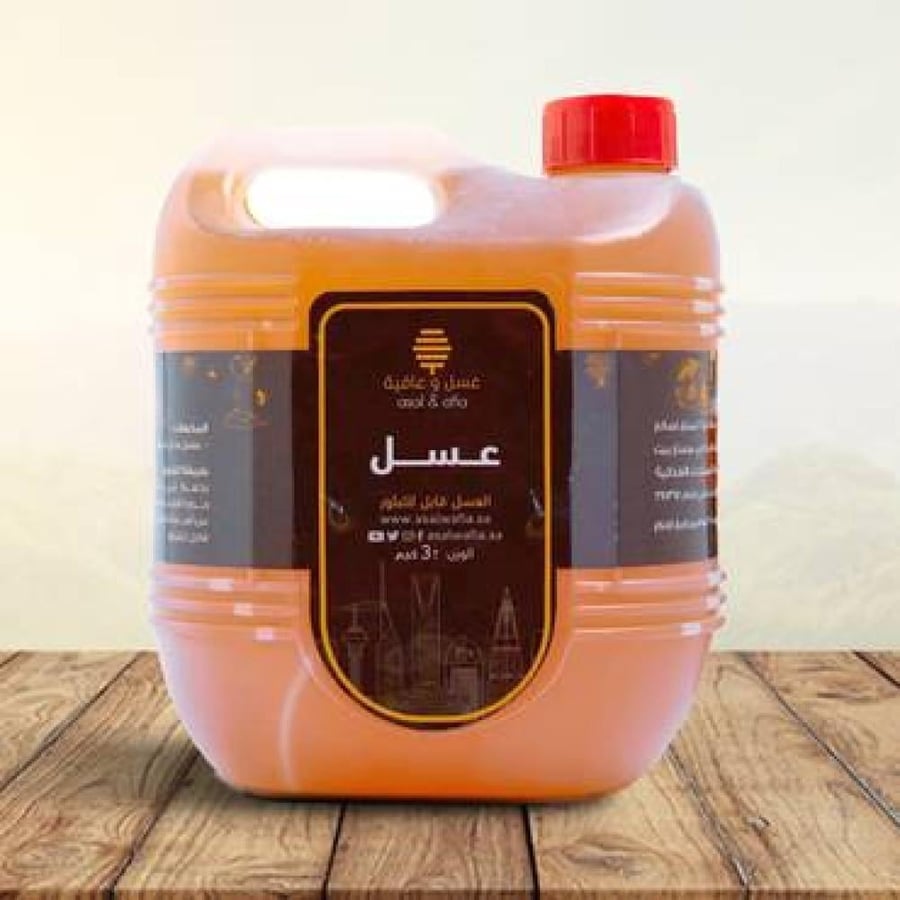 جالون عسل زهور جبلية 3 كيلو