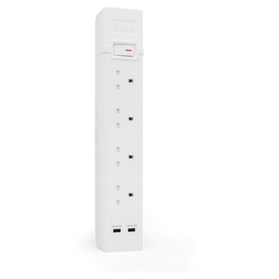 2USB توصيلة الفنار 3 متر 4 فتحة