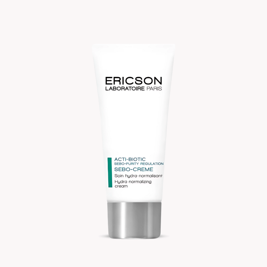اكتي بيوتيك كريم التهابات الوجه وتنقية البشرة الدهنية من الحبوب - Ericson Sebo-cream