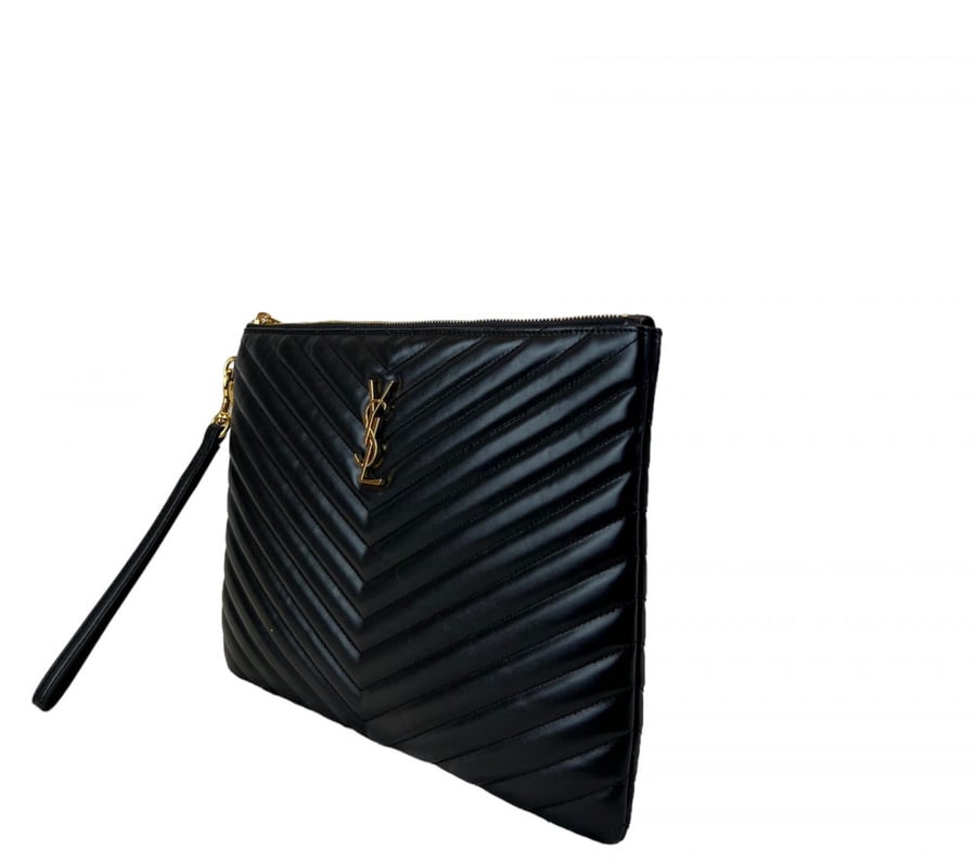 ‎‏SAINTi LAURENT UPTOWN POUCH MEDIUM  CM30 باوتش ساني لوران