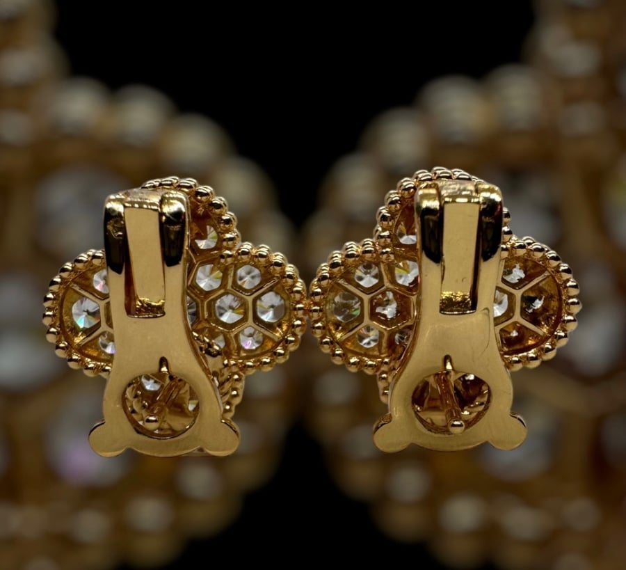 فان كليف  ذهبي  Van Cleef(إكسسوار مطلي )