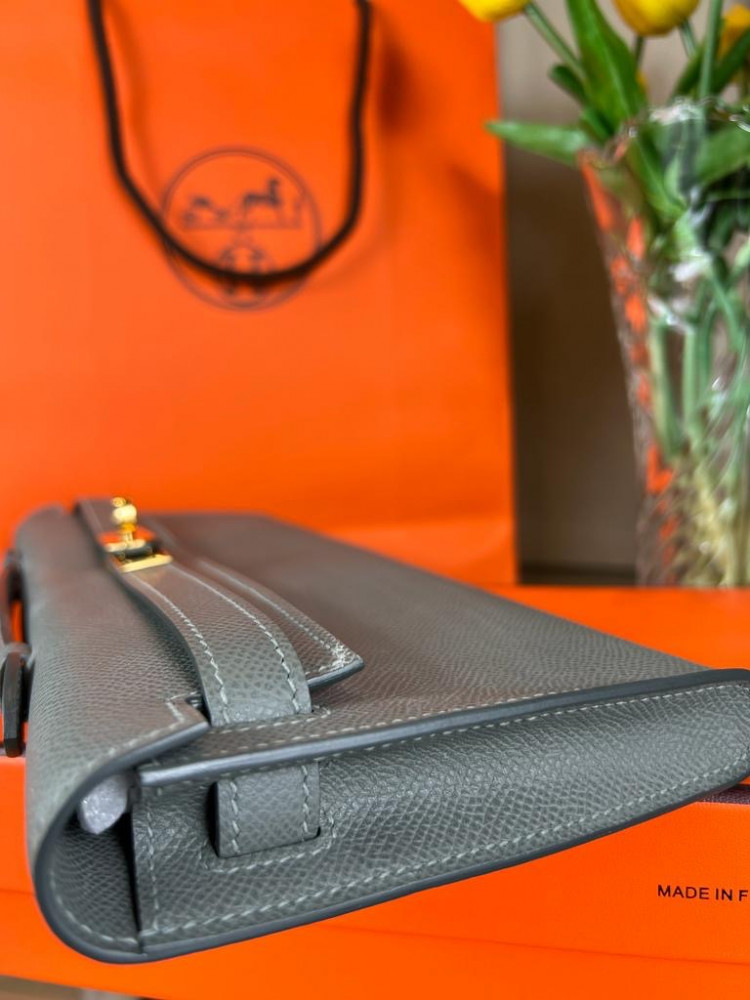 Hermes Kelly cut Hermes (Gray)