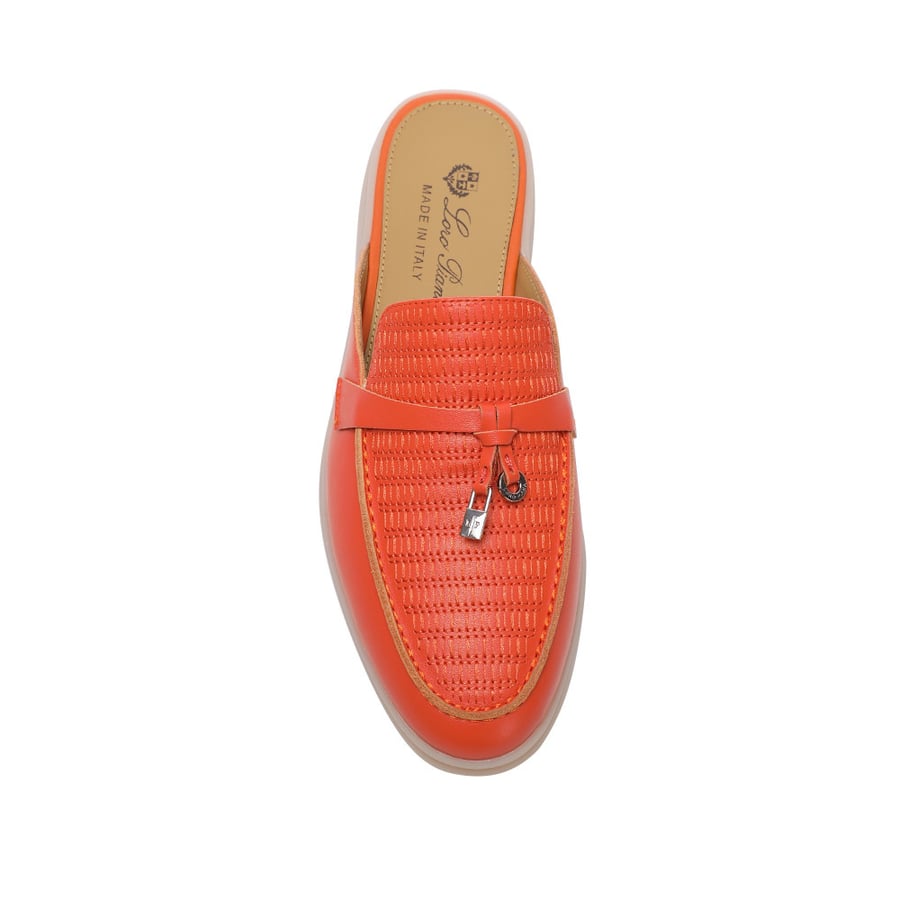 Loro Piana half flat Loro Piana (fire red leather)