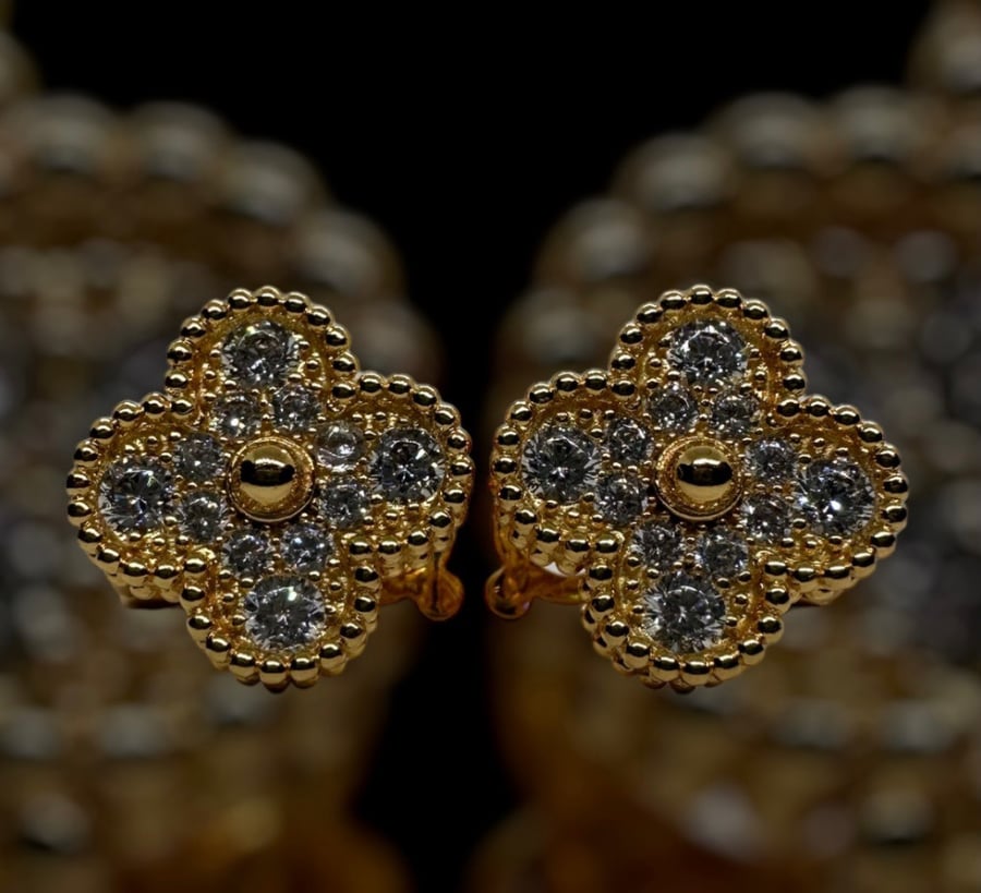 فان كليف ذهبي  Van Cleef(إكسسوار مطلي )