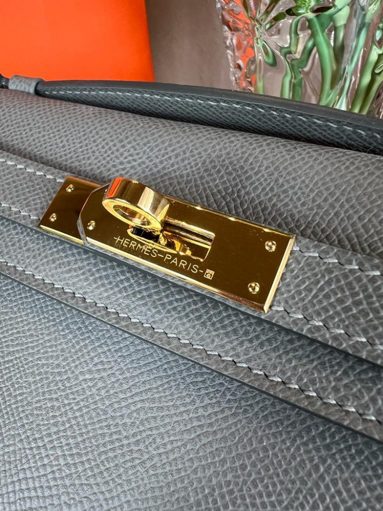 Hermes Kelly cut Hermes (Gray)