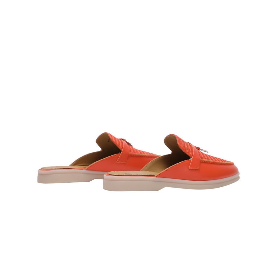 Loro Piana half flat Loro Piana (fire red leather)